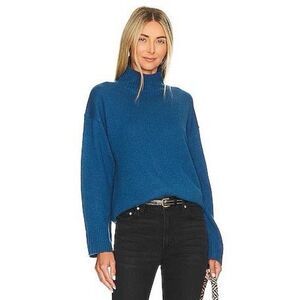 Rails REVOLVE Sasha Sweater Wool Cashmere Oversized S Delft Blue